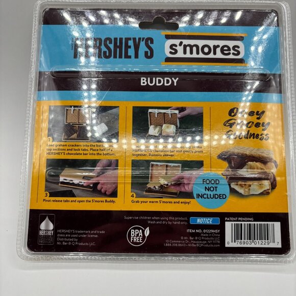 Hershey’s S’mores Buddy Maker Tool BPA Free Camping Backyard BBQ New Sealed - Picture 4 of 4